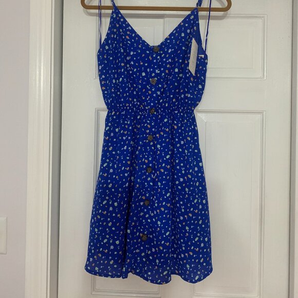 Sienna Sky Cobalt Blue Sun Dress NWT size medium - Picture 1 of 9